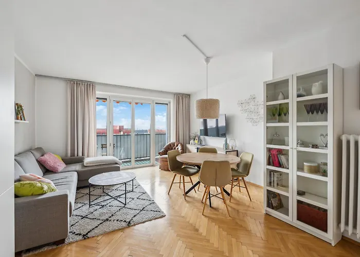 Zentrales Park-Side Apartment - 2Br - Free Parking - 2 Balkone